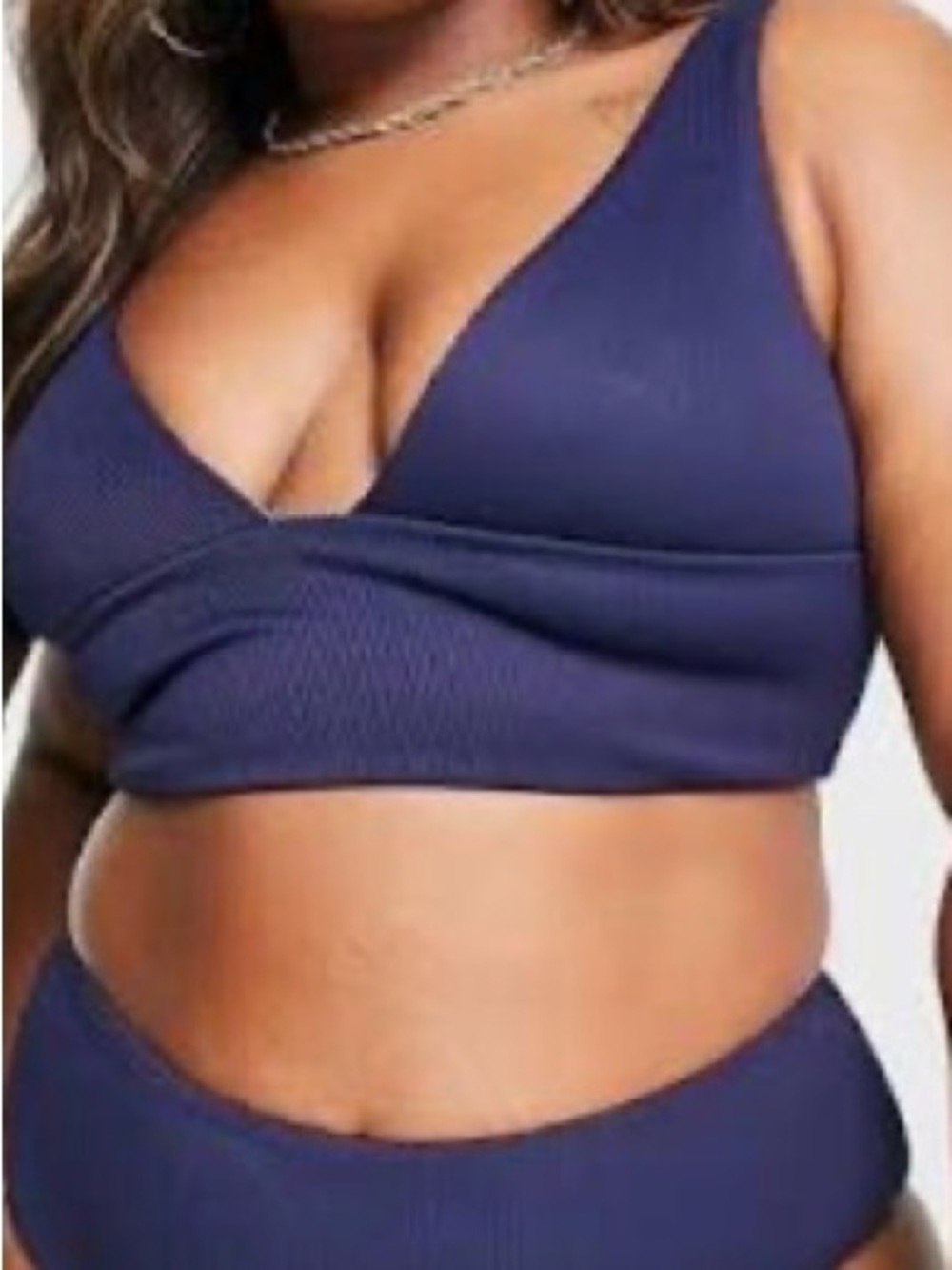 We Are We Wear Eco Tia Plunge Reversible Bikini Top